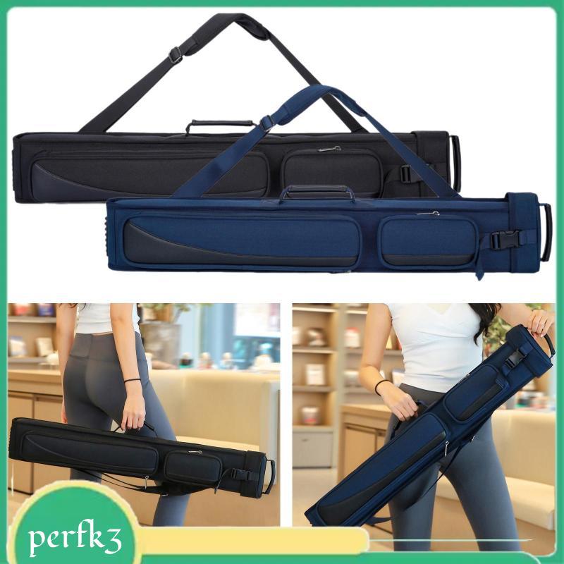 [perfk3] Snooker Cue Case Sling Bag สายสะพายไหล่ที่ถอดออกได้ทนต่อการสึกหรอง่าย