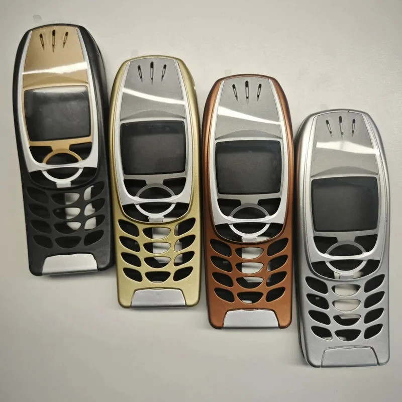 For Nokia 6310 Cover Case Housing 6310i Battery By Middle Frame Front Bezel Replace Part (No Phone K