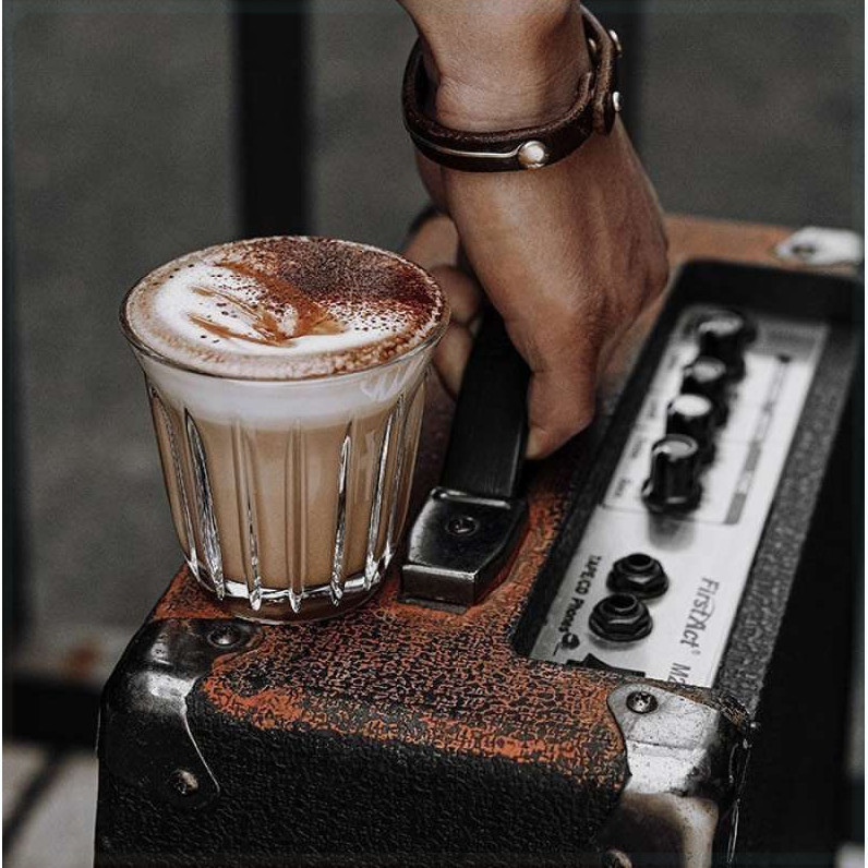 แก้วกาแฟ Senno Espresso Dirty Latte Bomber Glass - SN502