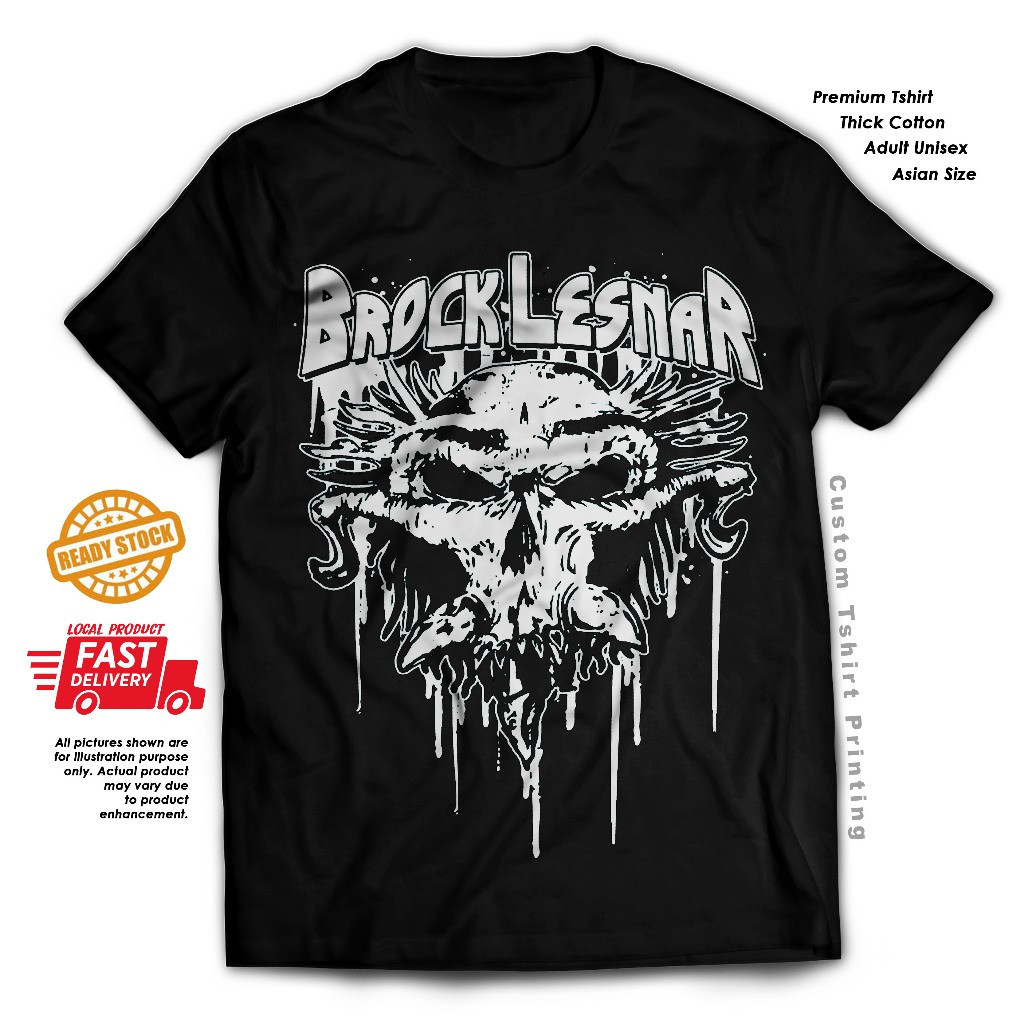 COD 2026Brock Lesnar มวยปล้ํา wwe เสื้อยืด cottonCOD LFB0