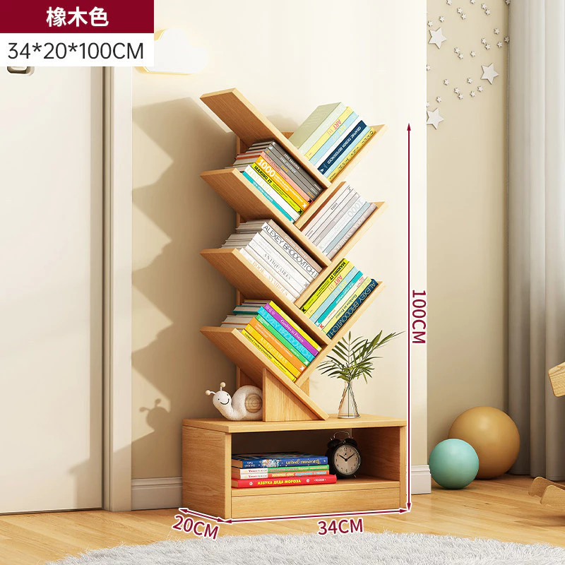 ชั้นวางหนังสือมินิมอล ชั้นวางของในบ้านหลายชั้น - รูปที่ 1