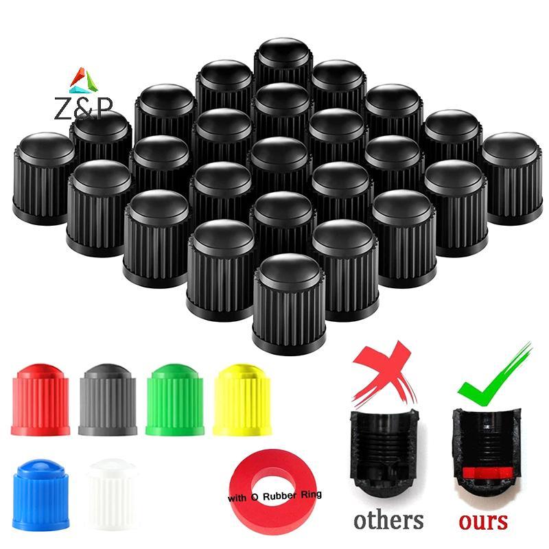 Z&P 10PCS รถรถจักรยานยนต์จักรยาน Universal วาล์วรถพลาสติกล้อยาง Air Stem Cover ฝุ่น Tyre วาล์วหมวก COD
