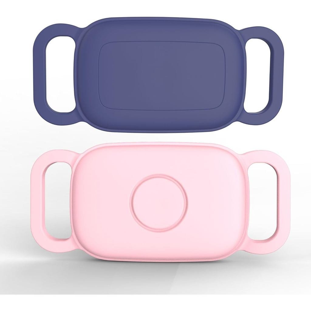 [2 Pack] Dog Collar Holder for Tile Pro 2024 Tracker, Waterproof Silicone case for Tile Life360 pro,