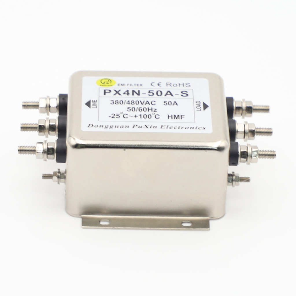 Puxin Three-Phase Power Filter 50A Three-Phase Three-Wire PX4N-50A-S ตัวกรองกําลังสูงอิสระ