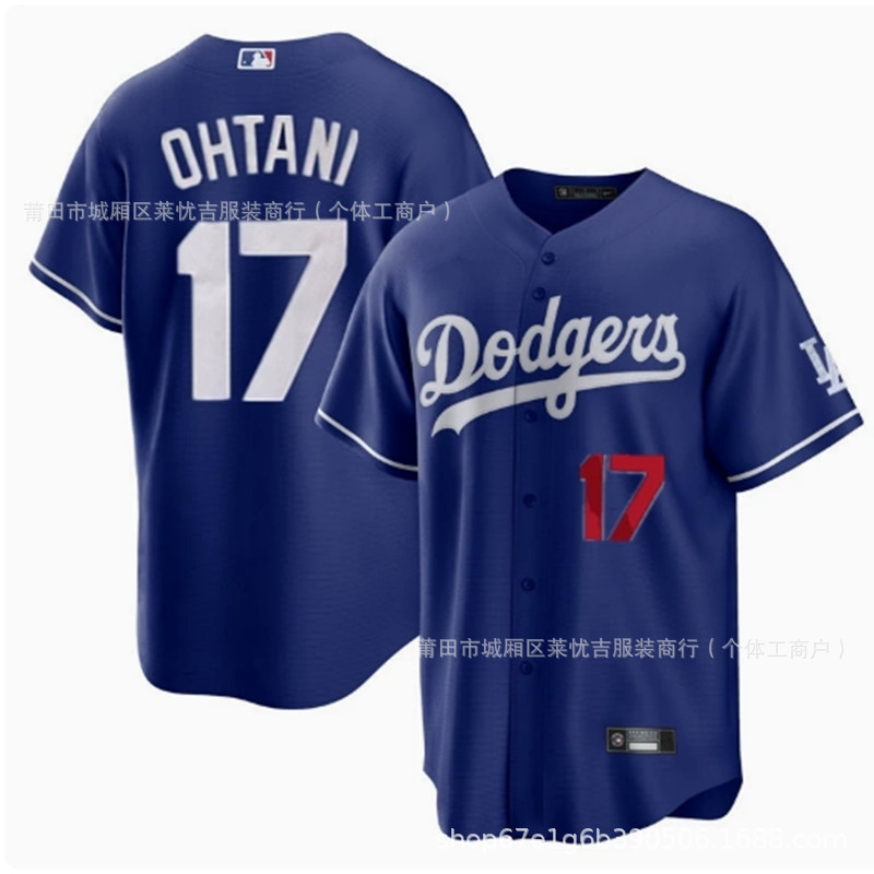 ส่งเร็ว!!Los Angeles Dodgers Los Angeles Dodgers 5 8 17 50 #Champion เจอร์ซีย์รุ่นเบสบอลเครื่องแบบ