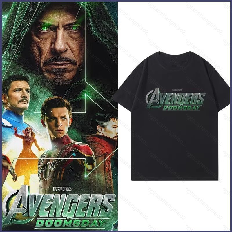 เสื้อยืด Avengers Doomsday ซีซันที่ 5 แขนสั้น สำหรับทุกเพศ เหมาะสมในหน้าร้อน