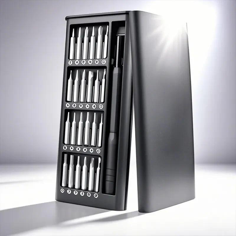 25 In 1 With 24 Piece Magnetic Precision Screwdriver Set Mini Pocket Screwdriver Set, Small Repair S