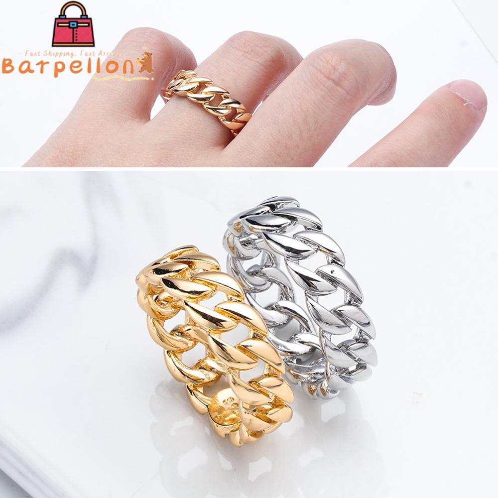 BARPELLON Link Chain Ring Party Wedding for Women Men Band Ring
