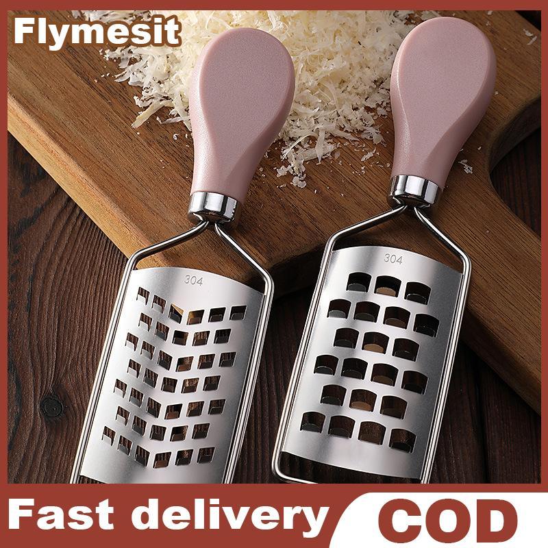 Flymesit Compact Mini ที่ขูดชีสสแตนเลสอเนกประสงค์สําหรับ Home Kitchen ชีสช็อกโกแลตเครื่องเทศเบเกอรี่ทําอาหาร ks EN