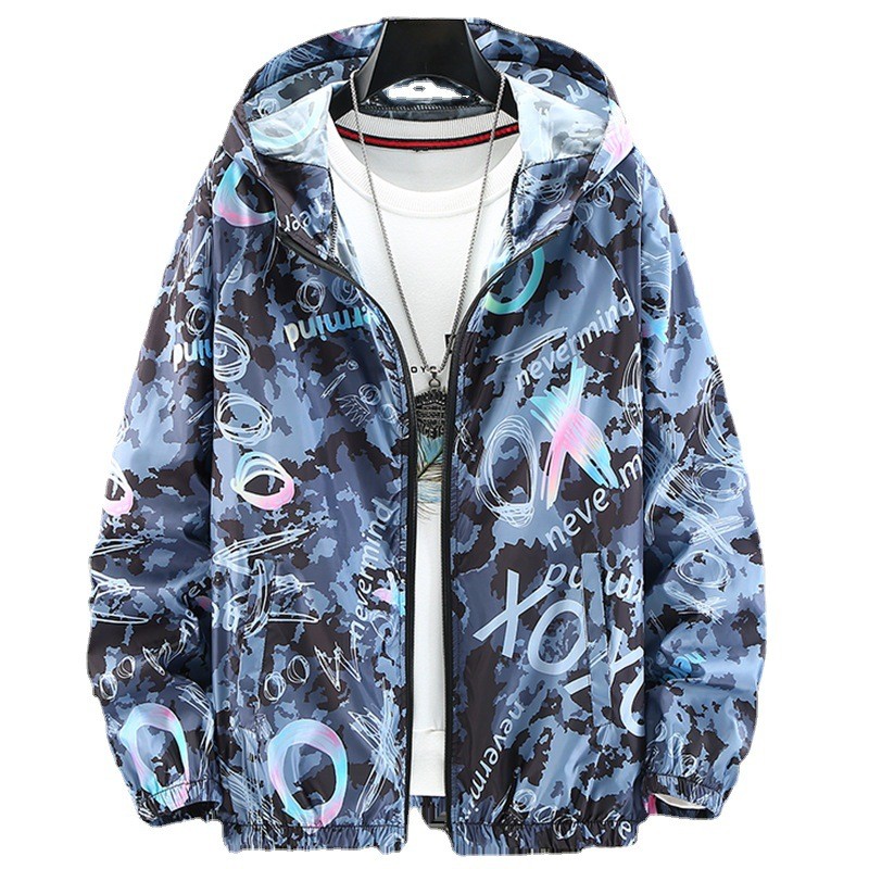 เสื้อแจ็คเก็ตชาย มีฮู้ด ออกแบบเพื่อกันแดดและสวมใส่ง่าย ราคา ถูกที่สุด ดีลบีเคเค แกลเลอรีภาพที่ 7
