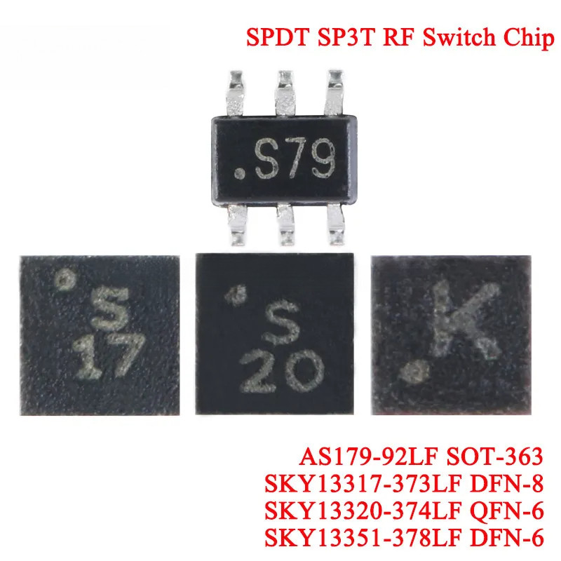 10-20pcs AS179-92LF S79 SOT-363 SKY13317-373LF SKY13320-374LF SKY13351-378LF DFN-8 S 17 20 K SPDT SP