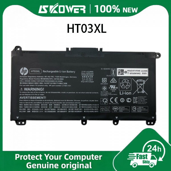 แบตเตอรี่แท้ HP HT03XL รองรับ Pavillion 14-CE 14-CK 14-CF 14-CM 14-DA 15-DB 15-CS 15-DA 15S-DU X360 