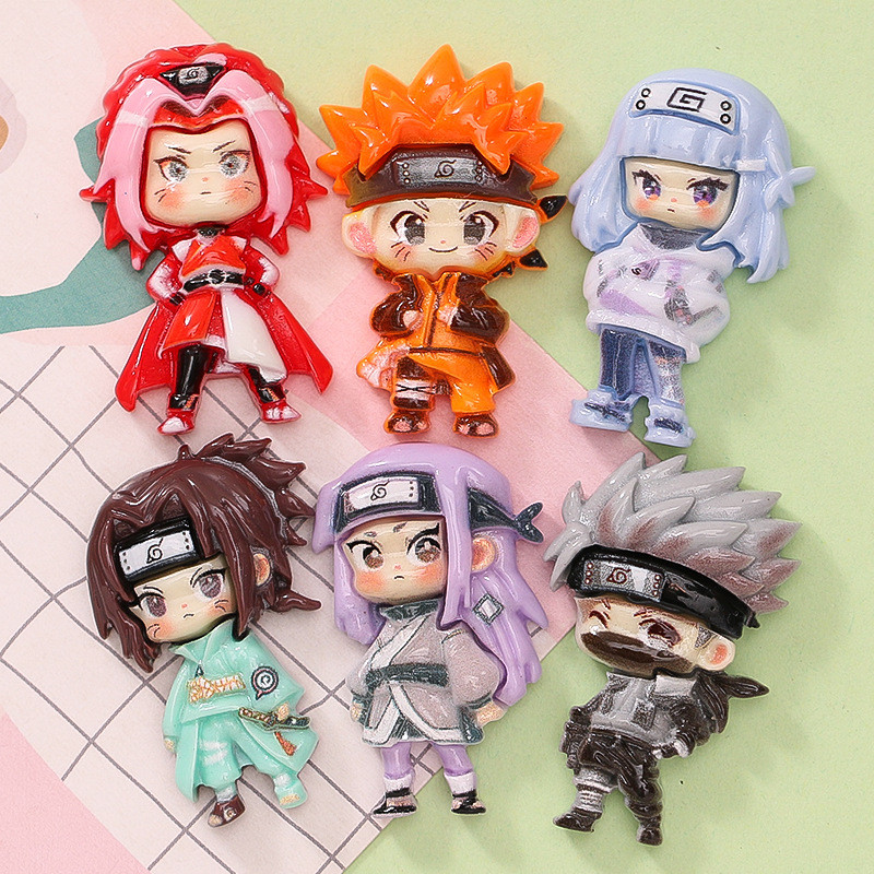 ของตกแต่งอนิเมะนารูโตะ DIY เครื่องประดับและอุปกรณ์เสริมสำหรับโทรศัพท์ รองเท้า และอื่นๆ