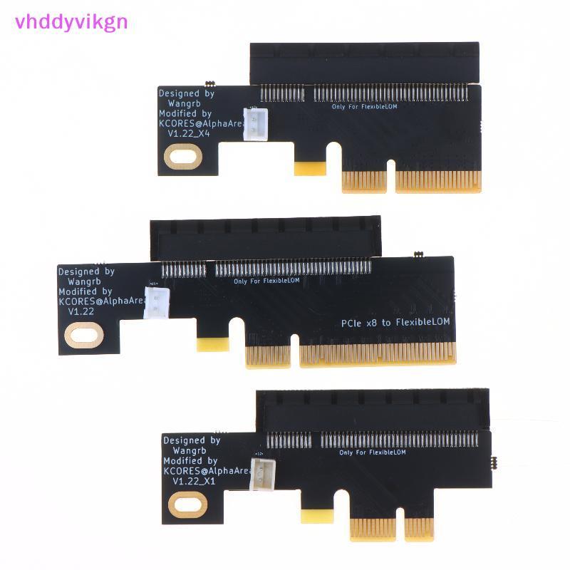 VHDD HP 1.22 รุ่น FLR Riser การ์ด 12V อะแดปเตอร์ X8 X4 X1 Enhanced PCIe Slot สําหรับการใช้งานเซิร์ฟเ