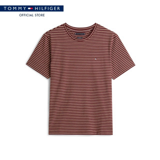 Tommy Hilfiger เสื้อยืด ผู้ชาย รุ่น MW0MW40923 0EW - สีน้ำตา…