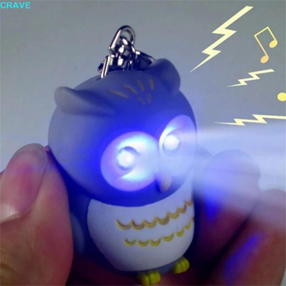 CRAVE พวงกุญแจ Led สําหรับของขวัญมินิผู้หญิงผู้ชายออกแบบการ์ตูนสร้างสรรค์พวงกุญแจรถ