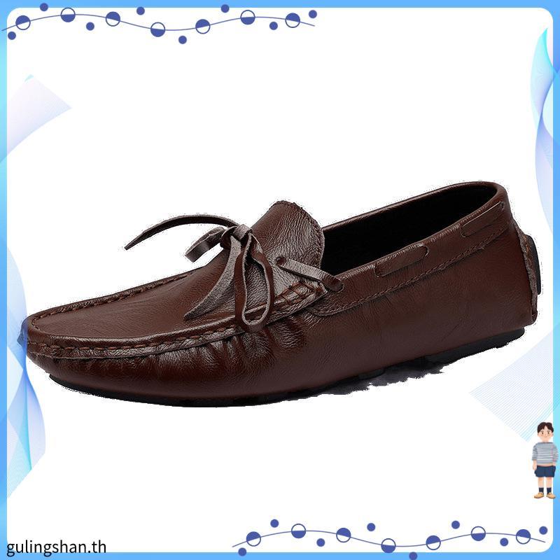 [พร้อมส่ง] MANGO MOJITO รองเท้าหนังรุ่น Mojito Loafer (Lace) สี Bruno