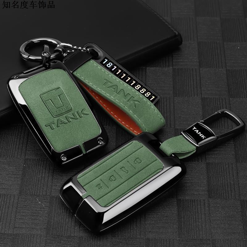 Tank 300 Tank 500 เหมาะสําหรับเคสกุญแจเคสกุญแจเคสกุญแจรถยนต์ระดับไฮเอนด์ที่ออกแบบมาสําหรับผู้หญิงทําจากวัสดุหนังนิ่มเครือข่าย