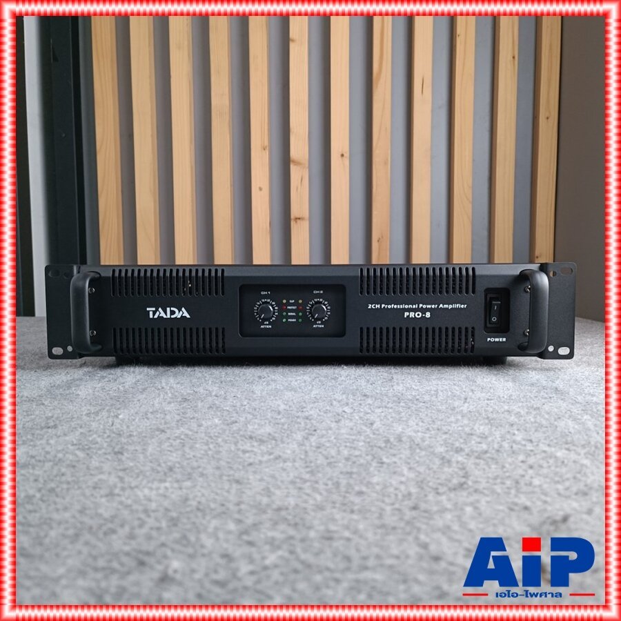 Tada Pro-เพาเวอร์แอมป์8 2x800 W @ 8 OHM Class D Tada pro8 Pro 8