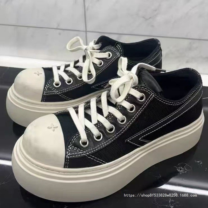 รองเท้าผ้าใบ.Cross ดอกไม้ SMFK Night Meteor สีดำและขาว สำหรับปี 2025 ในสไตล์ใหม่