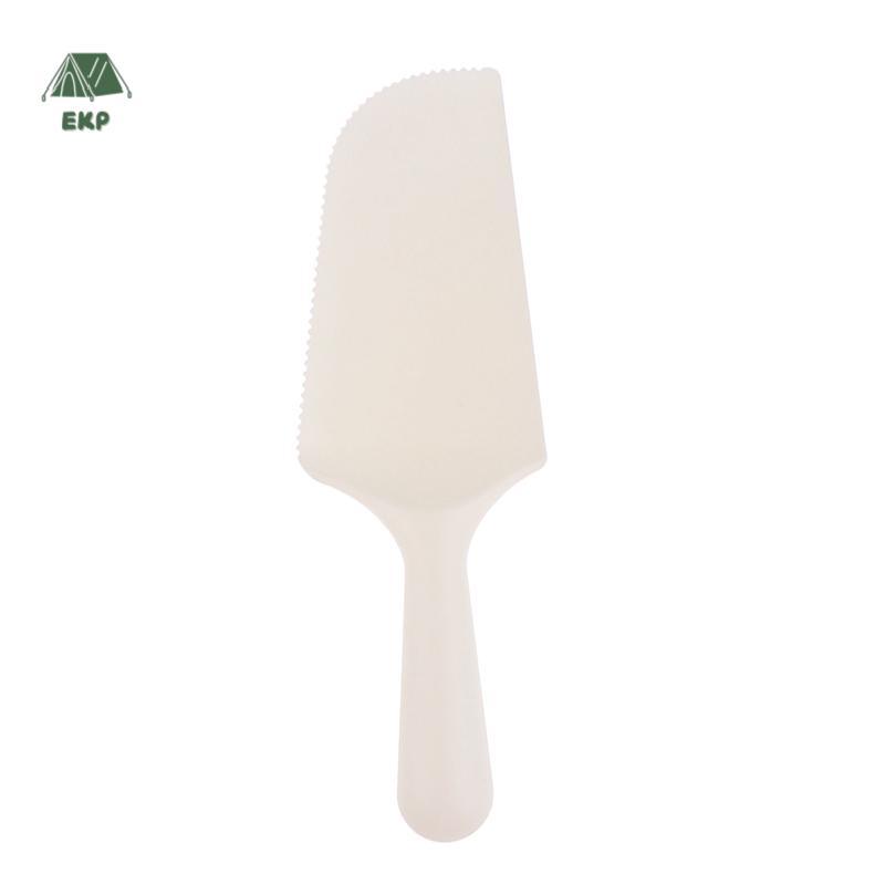 [EKP] 5Person 10Person White Birthday Cake Fork Set Plastic Disposable Dinner Plate Set Baking Cake 