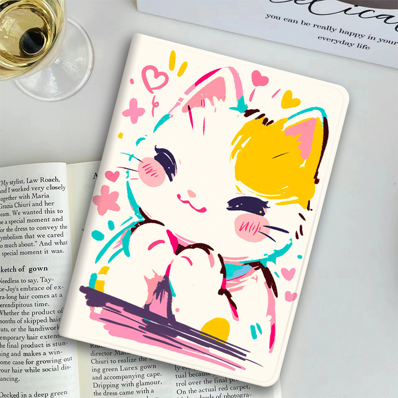 น่ารักการ์ตูนสําหรับ OPPO Pad 5 Matte Display Edition 2026 / Oppo Pad Air5 12.1 นิ้วแท็บเล็ต Pu หนังซิลิโคนผู้ถือดินสอ ราคา ถูกที่สุด ดีลบีเคเค แกลเลอรีภาพที่ 4