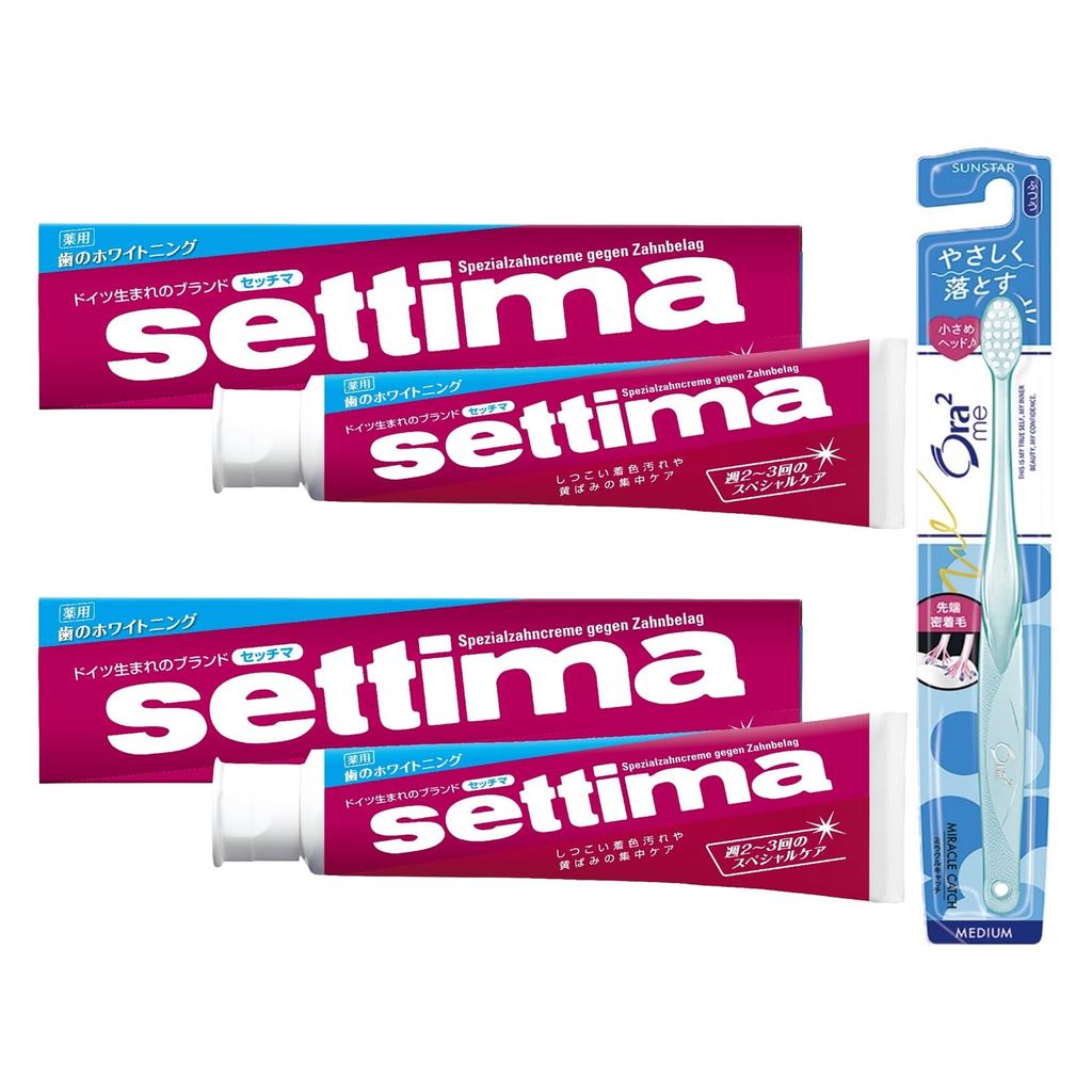 Sunstar Settima Special Toothpaste [Box Type] (Medicated Toothpaste) 【Whitening Stain Care for Speci