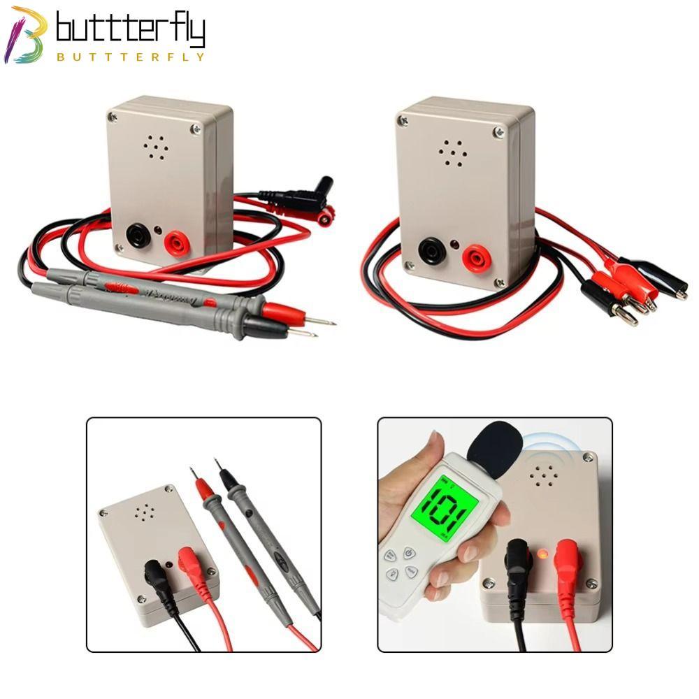 BUTTTERFLY Buzzer Tester, พร้อมปากกาทดสอบ Buzzer Alarm Wire Tester, คุณภาพสูงพร้อมไฟแสดงสถานะ 9V Pro
