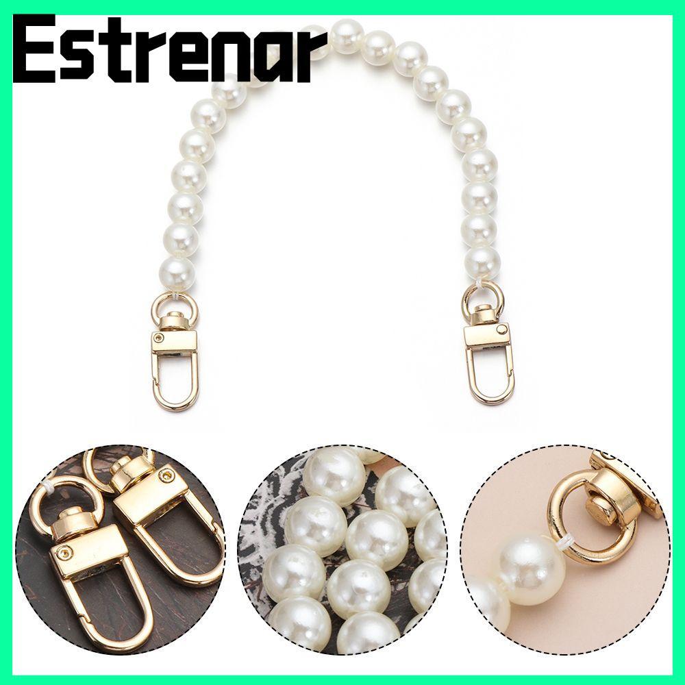 ESTRENAR Pearl Strap สายรัดกระเป๋าแฟชั่น DIY อุปกรณ์เสริมสำหรับการสร้างสรรค์