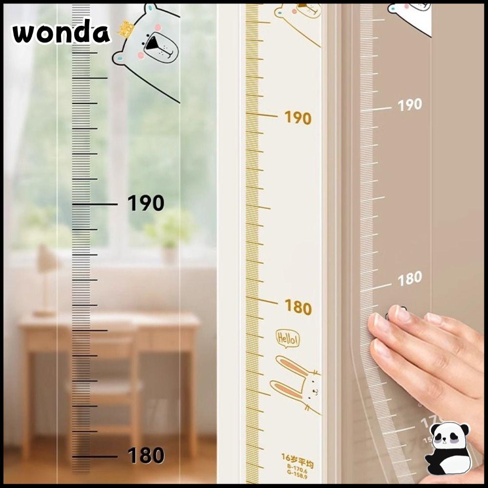 ชนะ แผนภูมิการเจริญเติบโตของเด็ก, สติกเกอร์วัดส่วนสูงกันน้ําแบบถอดได้, สติกเกอร์แผนภูมิการเจริญเติบโตความสูง 2ม แบบมีกาวในตัวโปร่งใสใช้ในบ้าน