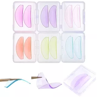 COOLSO Softening Lifting Lashes Rod Shield, Ultra Thin Reusable ซิลิโคน Eyelash Perm Pads, Eyelash Curler อุปกรณ์เสริม Applicator เครื่องมือ Self-Adhesive Eyelash Perm Curler