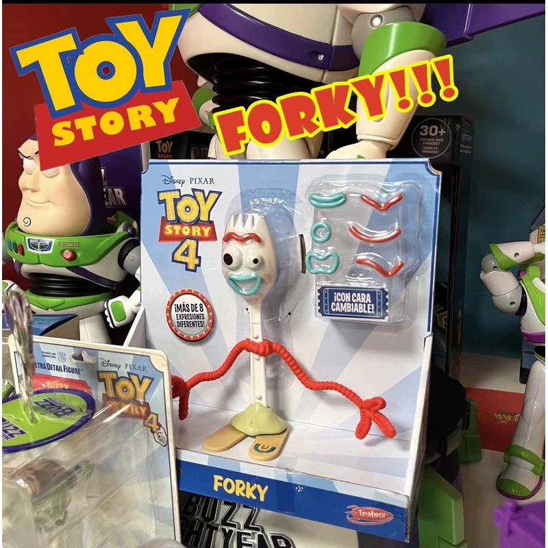 Original 18 ซม.Disney Toy Story4 Forky Woody Buzz Jessie เปลี่ยนของเล่น Action Figure อะนิเมะตุ๊กตาตุ๊กตาของขวัญ