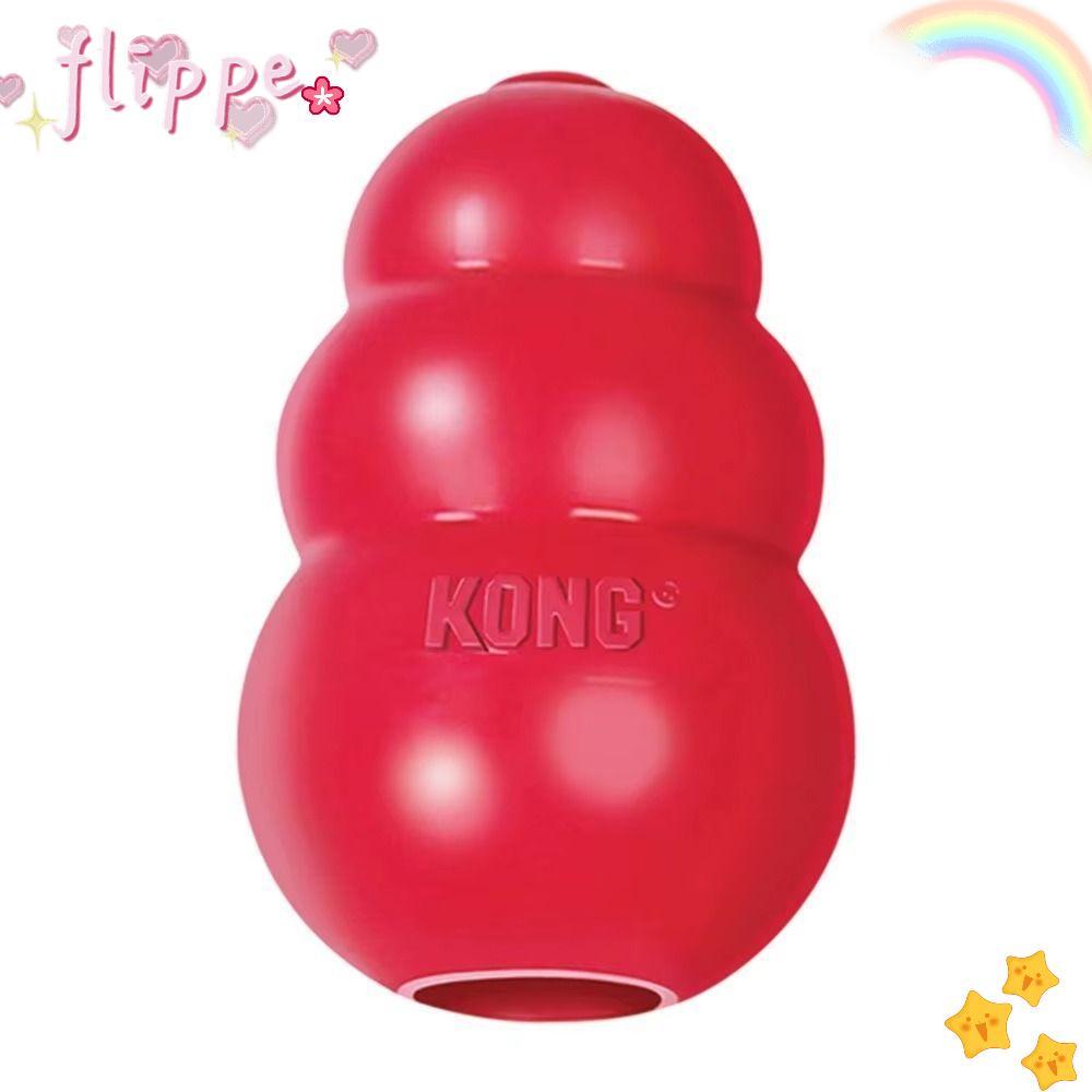 FIPE Kong ของเล่นสุนัข, ของเล่นลูกสุนัขคลาสสิก Kong ที่น่าทึ่ง, ยางรักษา-เติมความสามารถหลายขนาดของเล่นเคี้ยว