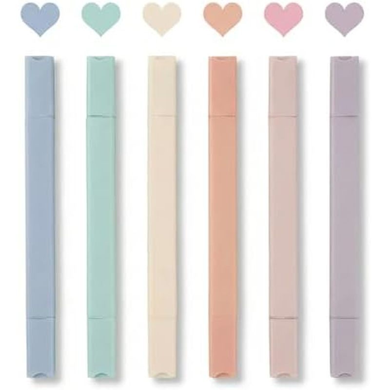 Konket 12 ชิ้นความงามน่ารัก Highlighters Bible Pastel Highlighters และปากกาไม่มี Falling สี Highligh