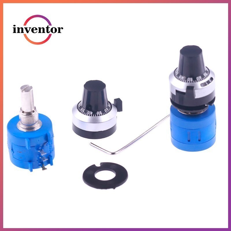 3590S-2-103L 103 102 104 503 3590S 10K 1K 100K 50K ohmPrecision Multiturn Potentiometer 10 แหวนตัวต้