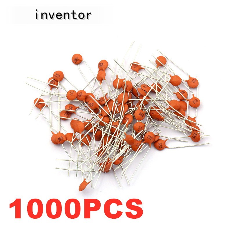 1000pcs ตัวเก็บประจุเซรามิค 50V 1pF ~ 100nF 1NF 2.2NF 3.3NF 4.7NF 10NF 22NF 33NF 47NF 100NF