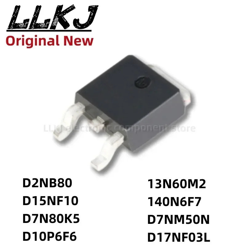 1-5PCS STD2NB80 STD15NF10 STD7N80K5 STD10P6F6 STD13N60M2 STD140N6F7NM50N STD17NF03L TO252 ช่อง Fet