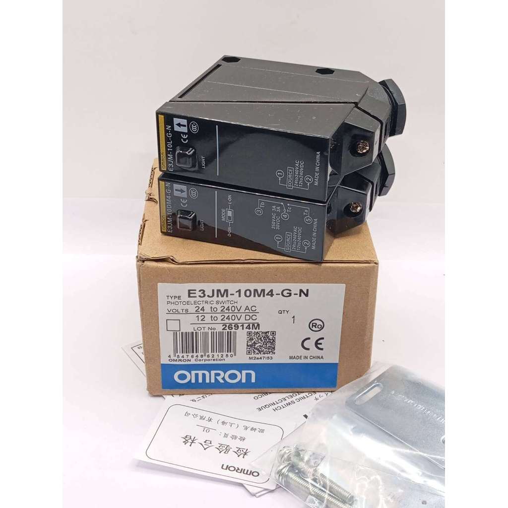 E3JM-10M4-G-N   ระยะการจับ10เมตร ใช้ไฟ12-240VDC 24-240VAC พร้อมส่งในไทย