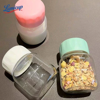 ขวดแก้วมีมาตรฐาน 200ml ปิดสนิท | ขวดกาแฟเย็นพกพา ขวดนมเด็ก/น้ำผลไม้ กระจกไม่มีตะกั่ว พร้อมส่ง