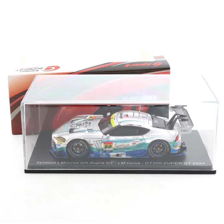 รถโมเดลสปาร์ค 1/43 GR Supra GT No. 60 GT300 เครื่องประดับ Super GT 2024