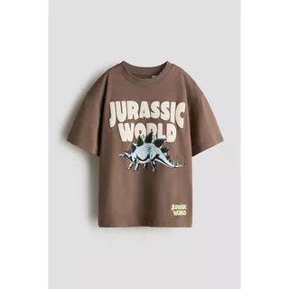 H&M(เอชแอนด์เอ็ม) เสื้อยืดพิมพ์ลายแบบโอเวอร์ไซส์ เด็กผู้ชาย 1269368_8