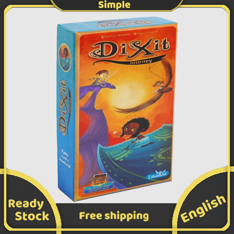 Dixit เกมกระดานขยาย Match DIXIT การ์ดเกมพื้นฐาน 84 การ์ดเกมกระดานปาร์ตี้ครอบครัว