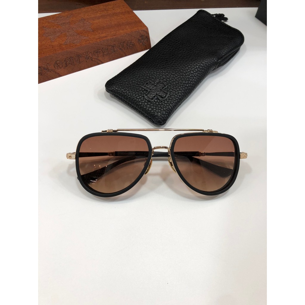 50AL Chrome Hearts Unique and stylish eye mask-style sunglasses Men's and women's stylish casual avi