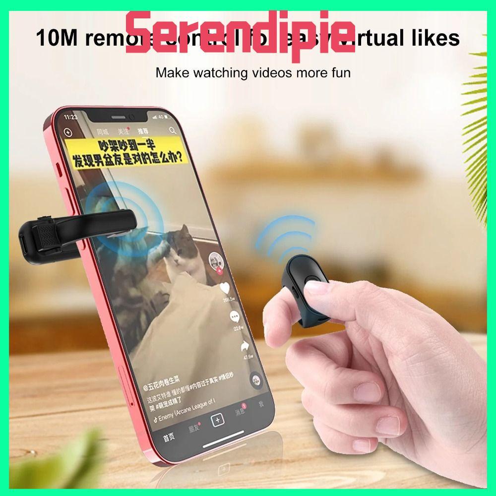 SERENDIPIE Page Turner Remote, 2-in-1 Lightweight E-book Page Turner, Remote ABS Recording Sessions