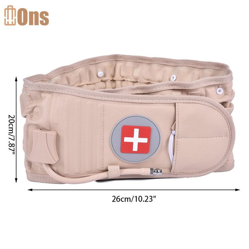 เข็มขัดลดอาการปวดหลังล่าง Air Traction สำหรับการยืดเส้นทางกระดูกสันหลังและป้องกันเอว ราคา ถูกที่สุด ดีลบีเคเค แกลเลอรีภาพที่ 5
