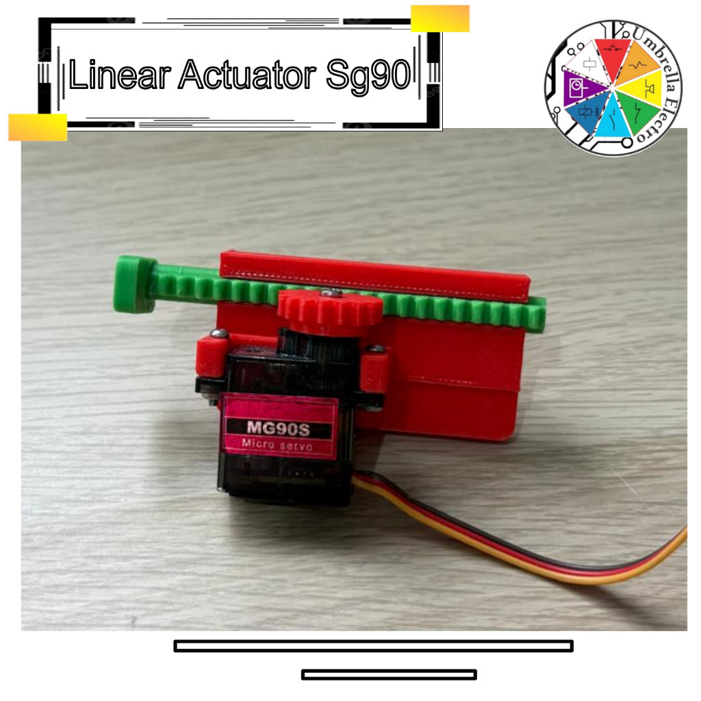 Linear Actuator Servo SG90 MG90 Series Linear Servo Mechanical Linear Servo 3D พิมพ์ส่วน