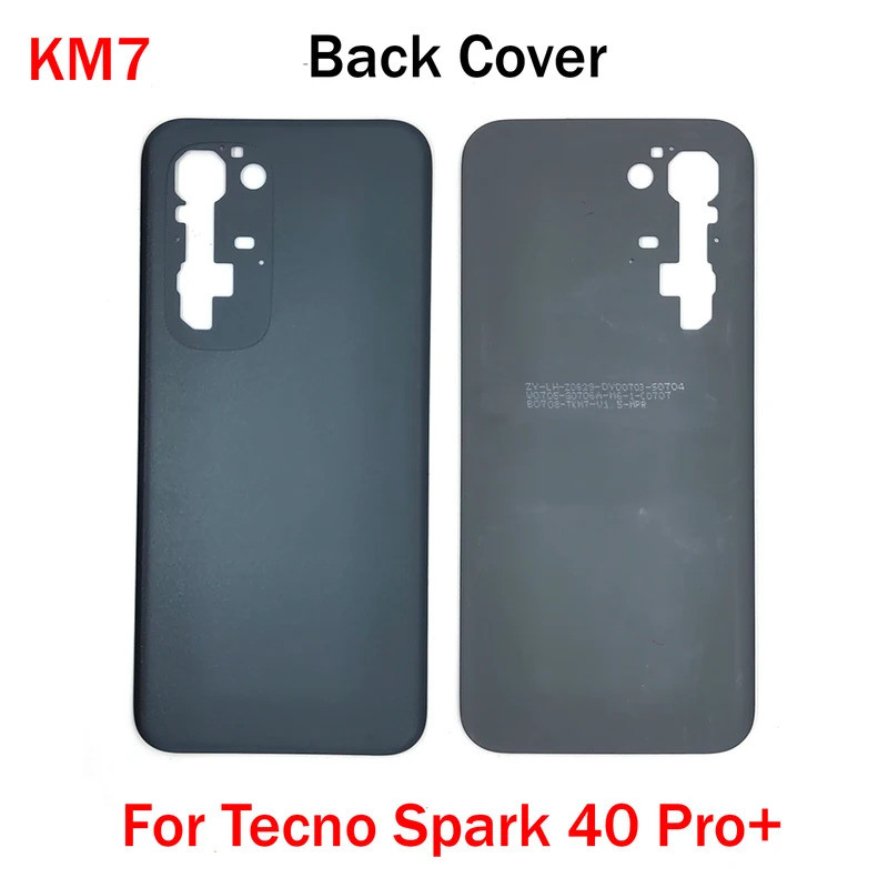 สําหรับ Tecno Spark 40 Pro Plus KM7 ฝาหลังแบตเตอรี่ด้านหลังแผงที่อยู่อาศัย