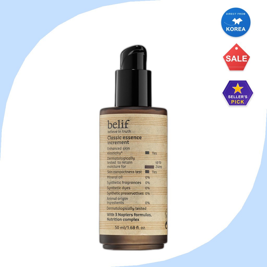 [Belif] Classic essence increment 50 ml / Korean Essence / Radiance Boost / ของแท้ 100% โดย Studio S