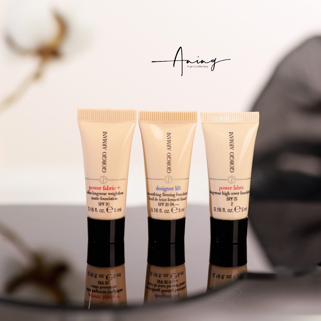 cushion รองพื้น คุ้ม 100!Super Makeup Holding~Armani Power/Master Liquid Foundation 5ml No. 1.5/เบอร