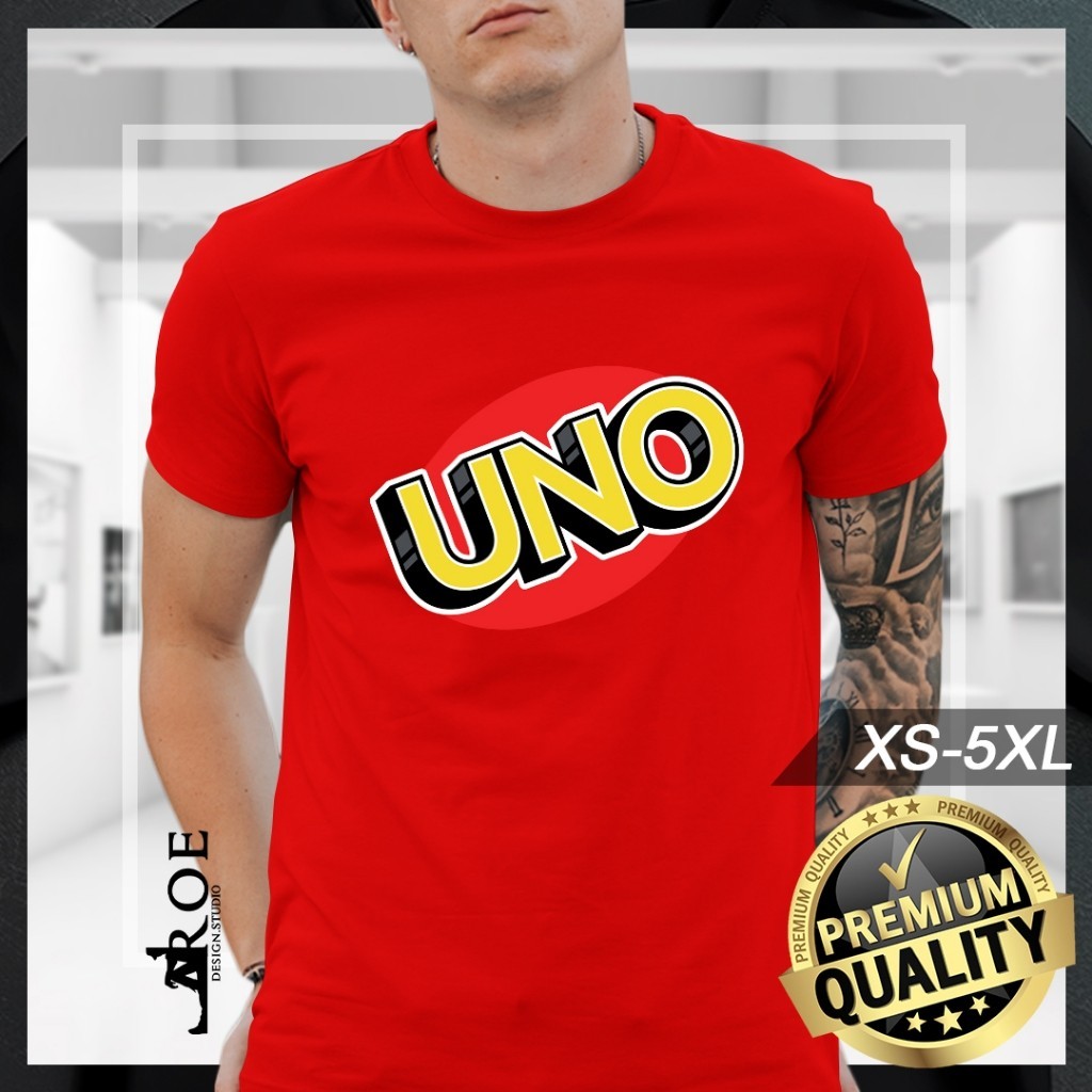 เสื้อยืด Baju UNO CARD UnisexS-5XL